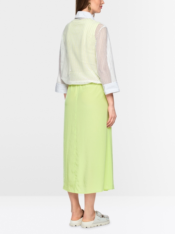Veste blanche ajourée