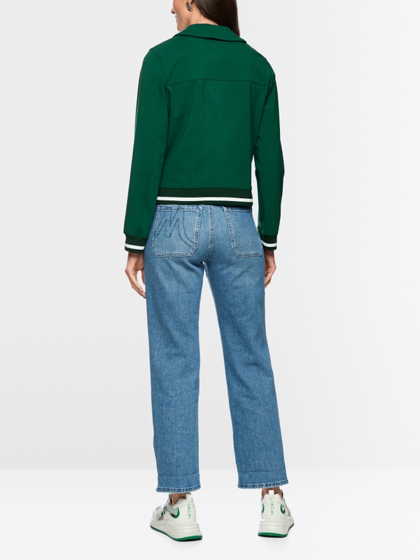 Sporty blazer with striped details