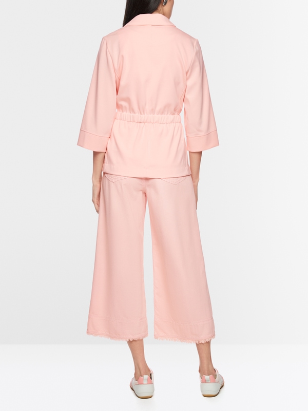 Blazer in scuba jersey