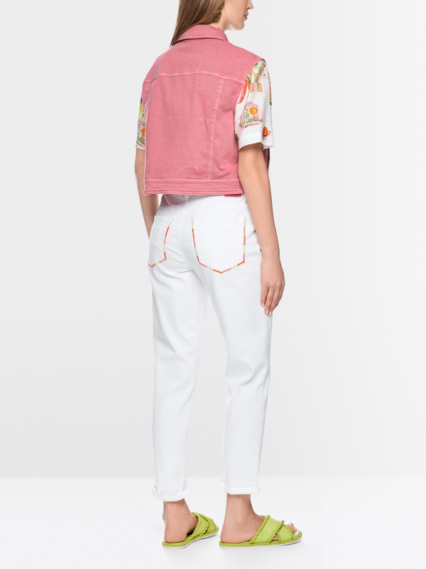 Gilet en denim sans manches
