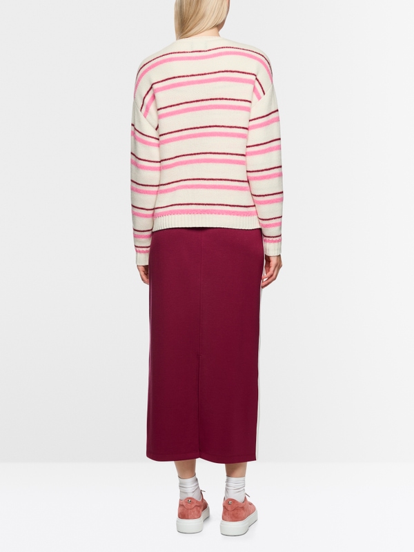 ‘Knitted in Germany’ striped cardigan