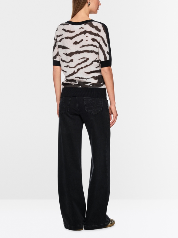 Pull à manches courtes tricoté en Allemagne