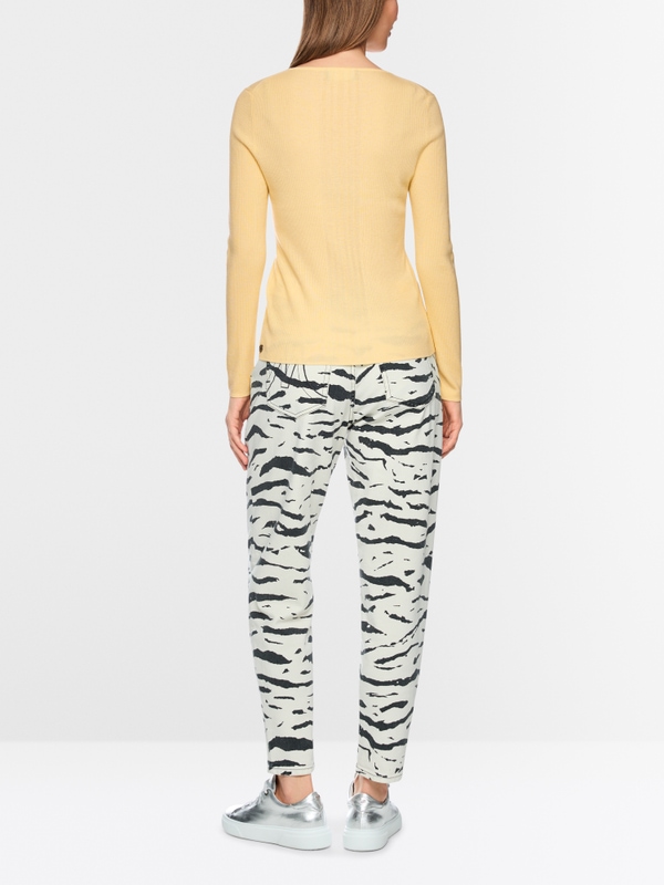 Pull en maille côtelée « Rethink Together »