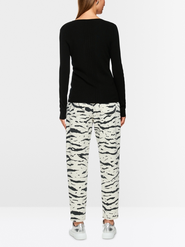 Pull en maille côtelée « Rethink Together »