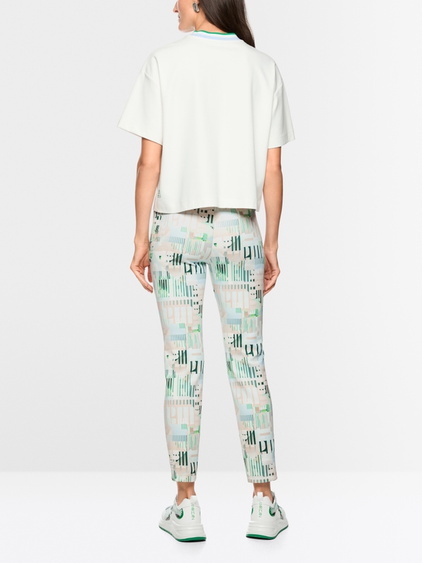 Shirt with heart and striped details