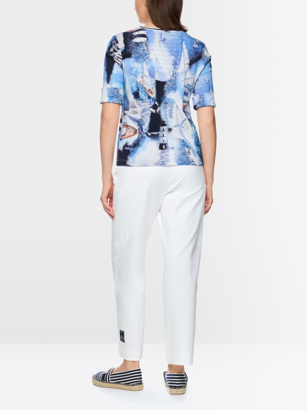 T-shirt with maritime print