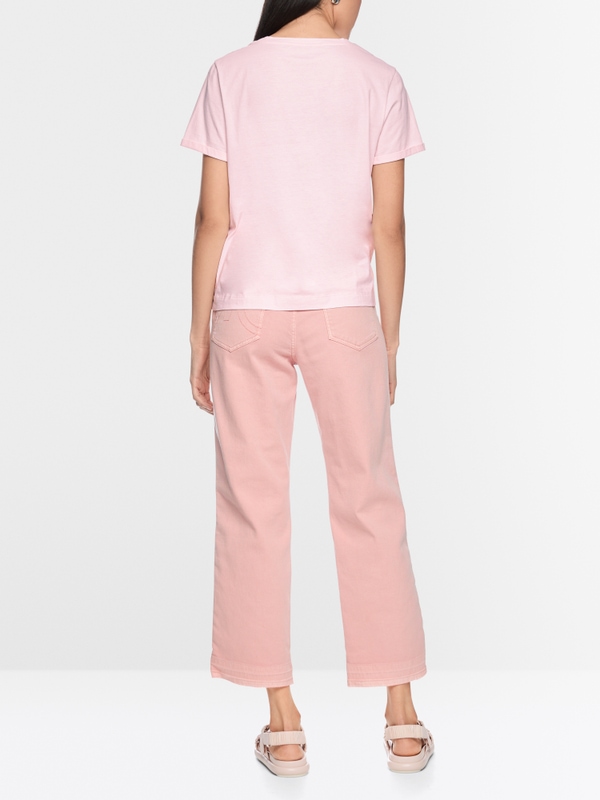 Cotton T-shirt with appliqué