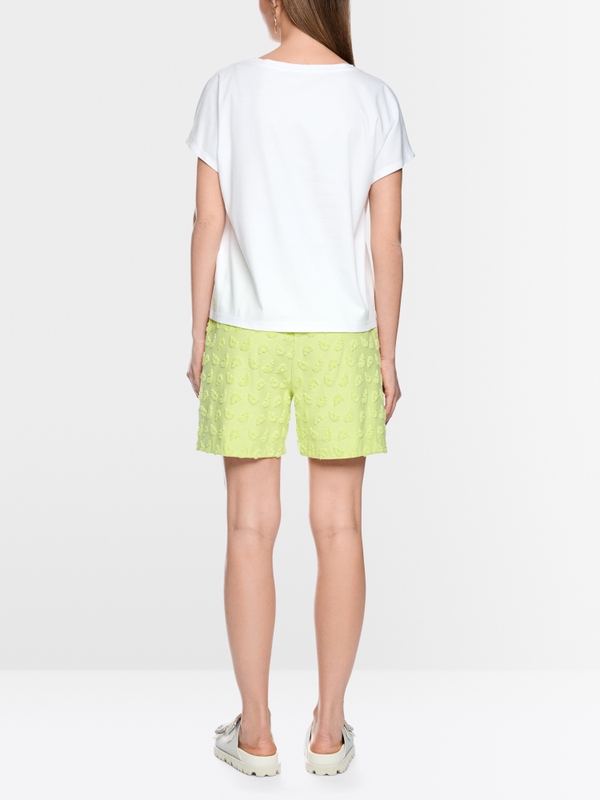 Cactus print and chest pocket T-shirt