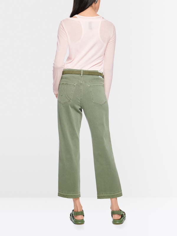 Ribbed long-sleeved shirt