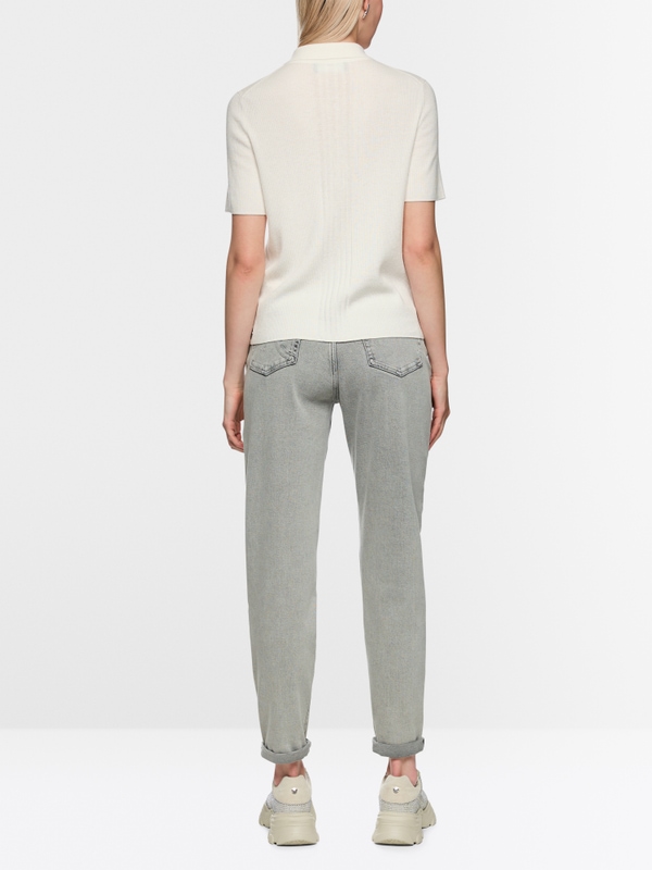 ‘Rethink Together’ knitted polo shirt