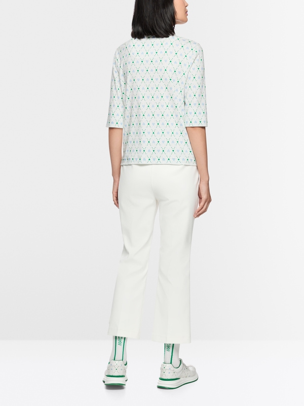 Polo shirt with heart print