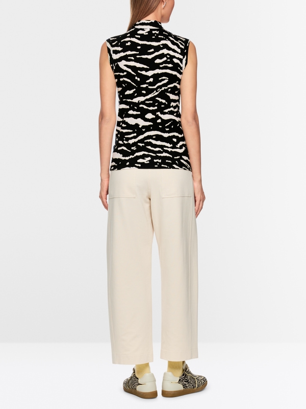 Top avec imprimé animalier