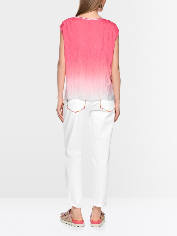 ‘Rethink Together’ crinkle effect top