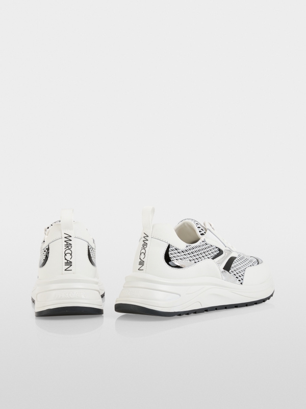 Trainers in a mix of materials