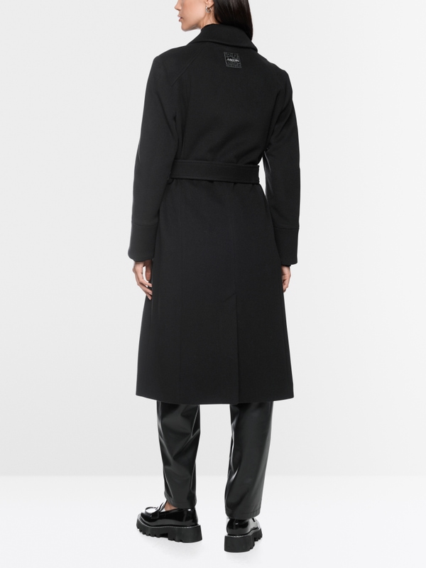 Coat in new wool with cashmere