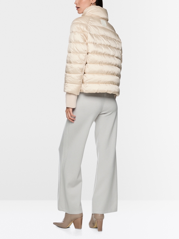 Quilted jacket with synthetic down