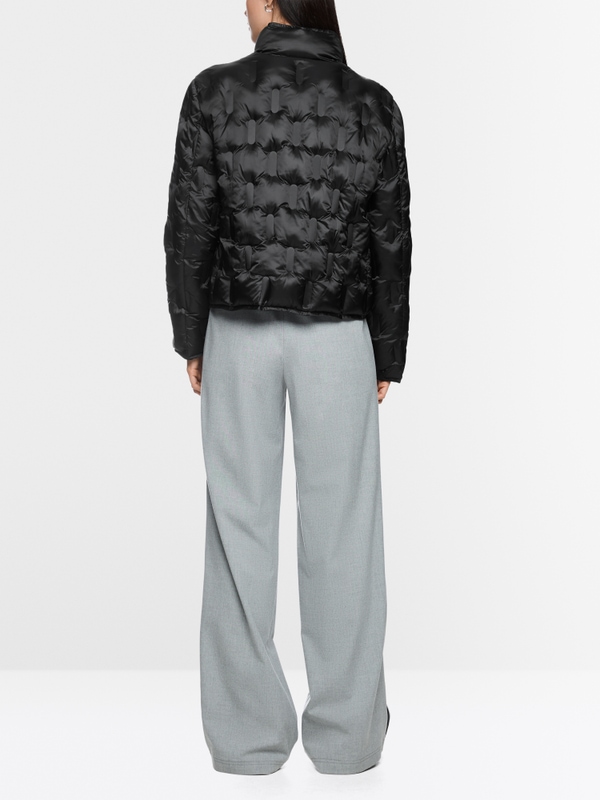 Quilted jacket with synthetic down