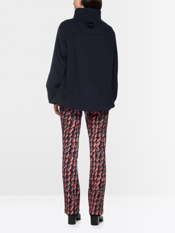 Jacket in new wool with cashmere