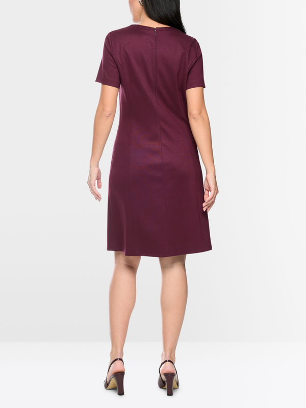 Stretch viscose mini dress