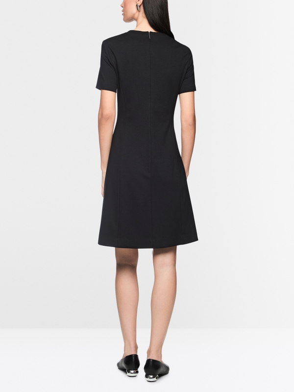 Stretch viscose mini dress