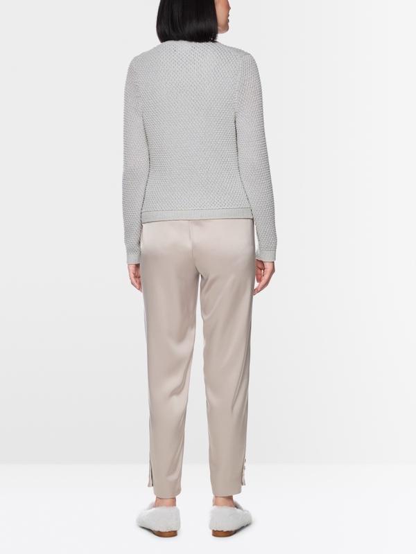 ‘Knitted in Germany’ pearl knit cardigan