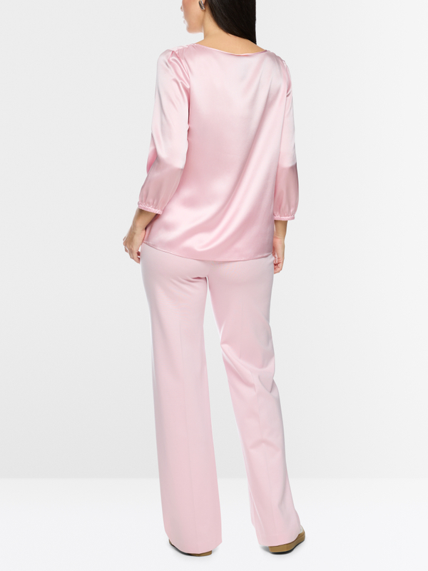 Silk blouse with 3/4 sleeves