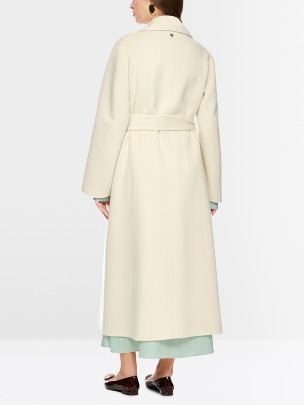 Luxurious reversible wool coat