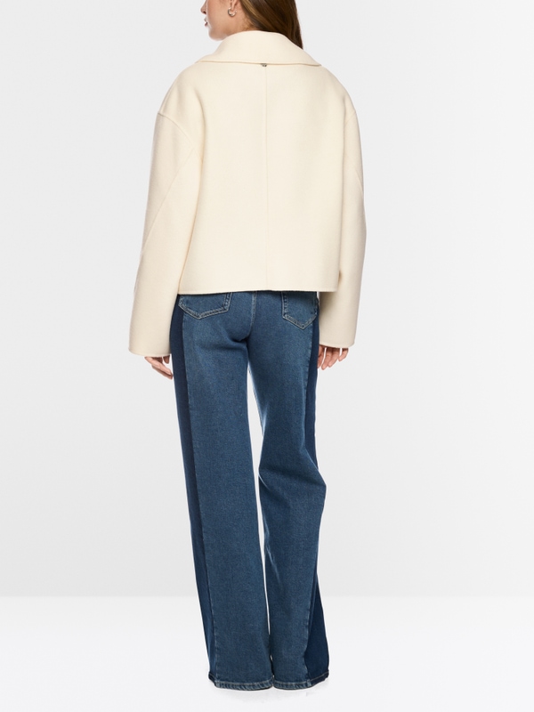 Short wool jacket