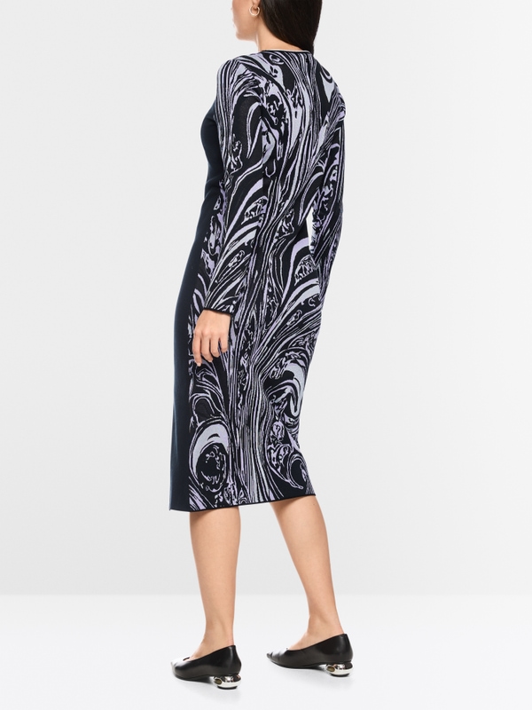 Robe longue en maille tricotée en Allema