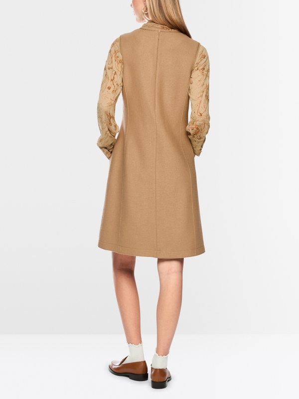 ‘Knitted in Germany’ walk mini dress