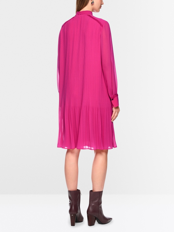 Chiffon dress with bow