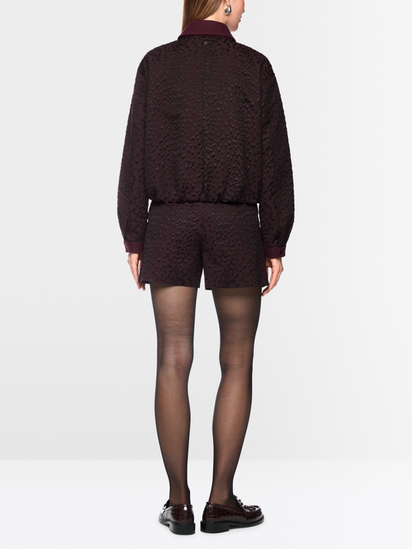 Veste à motif texturé