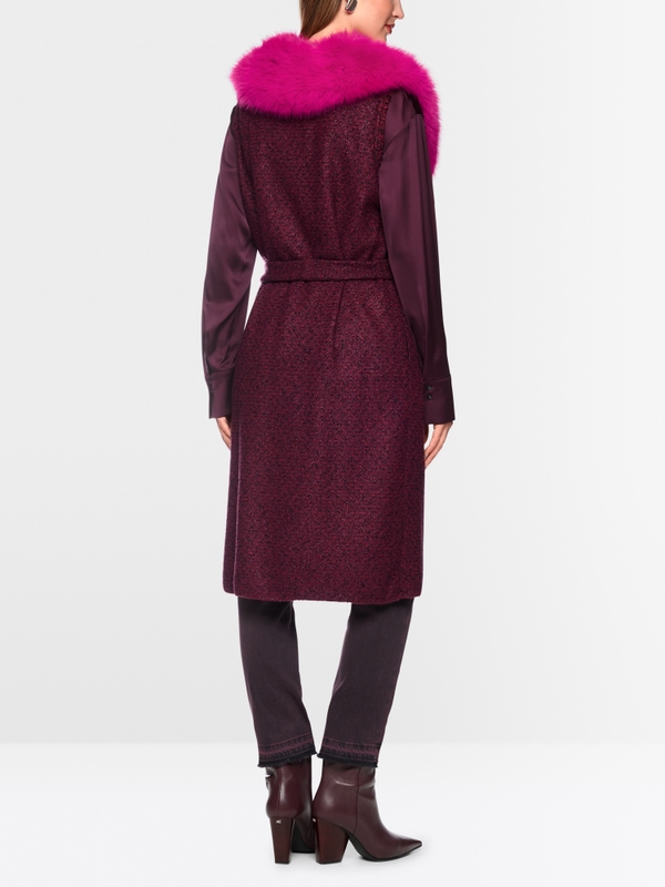 ‘Knitted in Germany’ long waistcoat