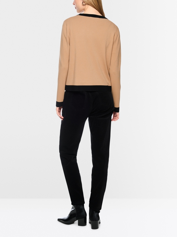 ‘Knitted in Germany’ fine-knit cardigan
