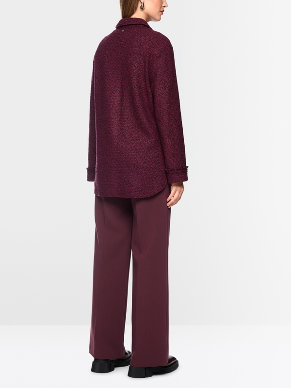 ‘Knitted in Germany’ bouclé cardigan
