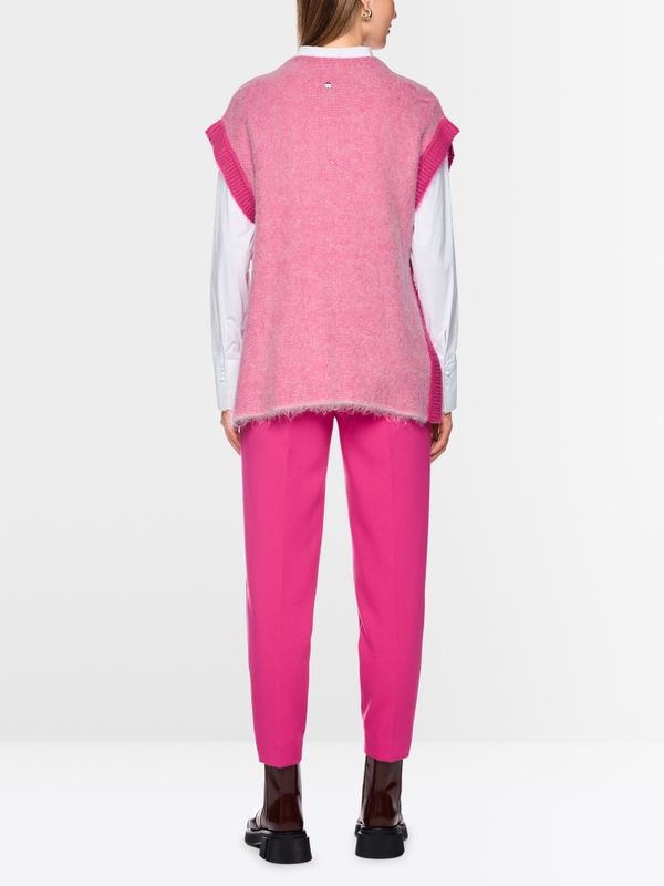 ‘Knitted in Germany’ sleeveless jumper