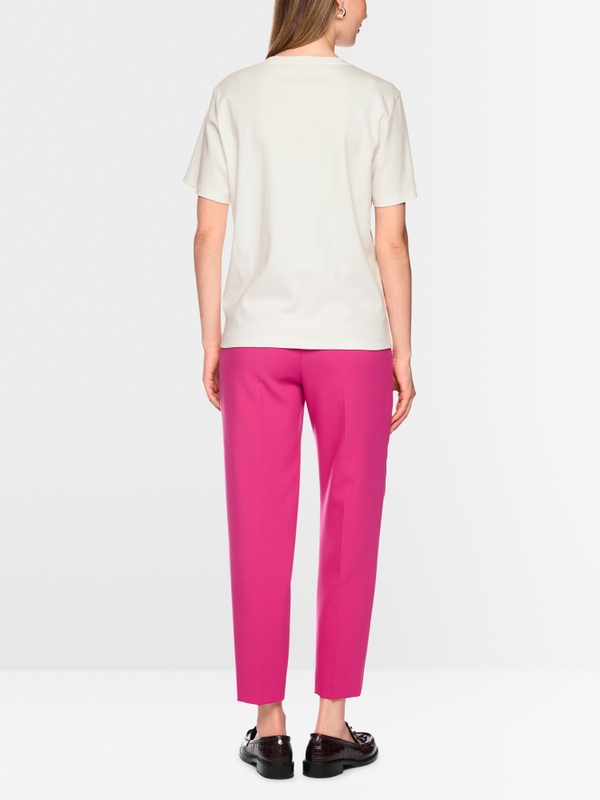 T-shirt with leopard print