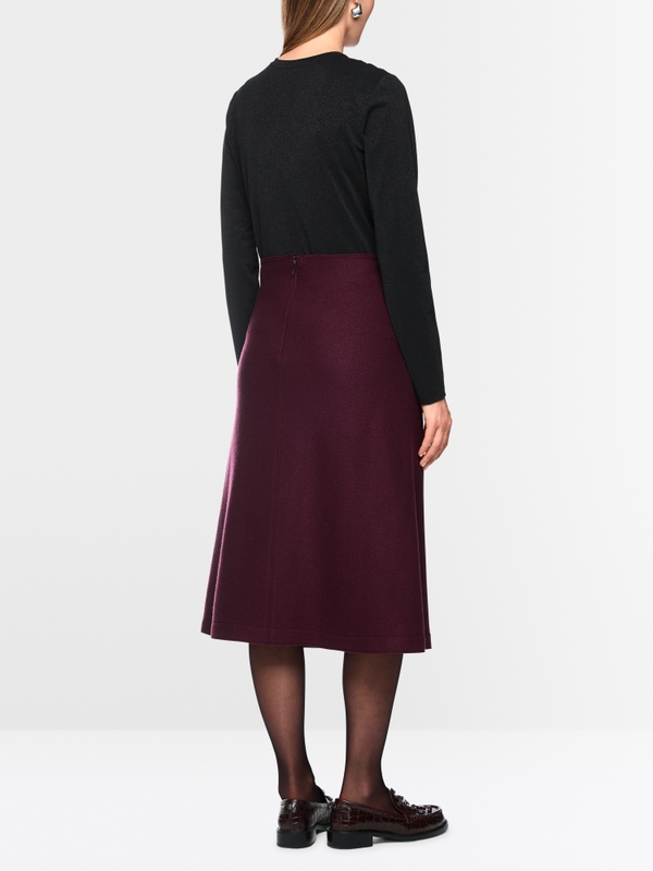 ‘Knitted in Germany’ boiled wool skirt