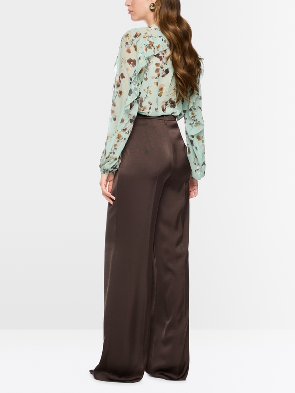WARRI shiny fabric trousers