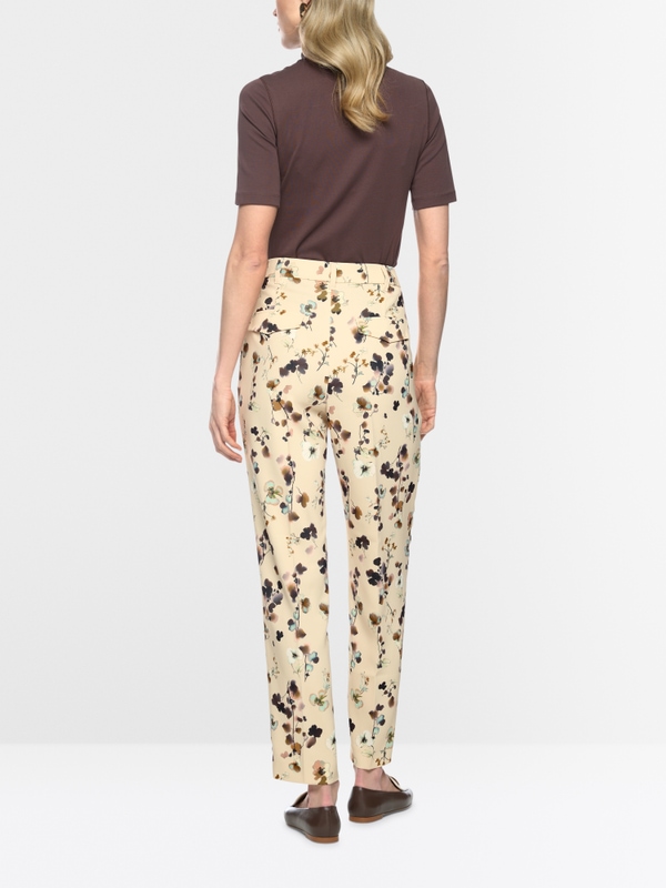 Faqus floral print trousers