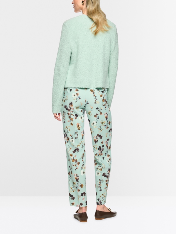 Faqus floral print trousers