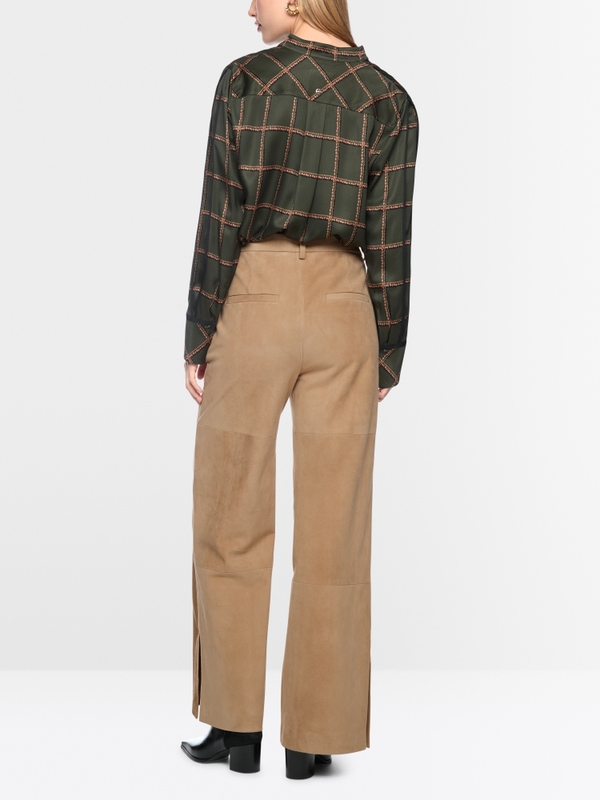WARRI suede trousers