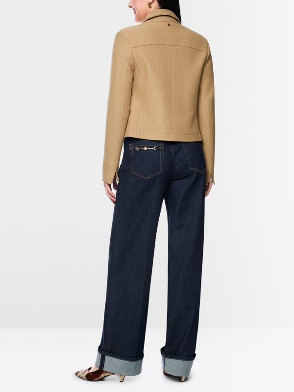 WARRI jeans with contrast stitching