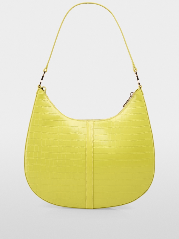 Leather hobo bag
