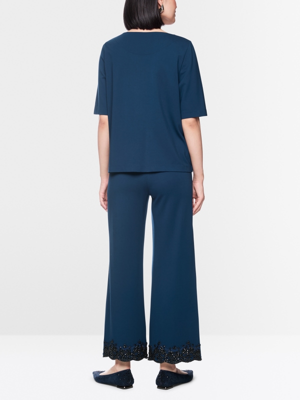 Shirt with opulent embellishment