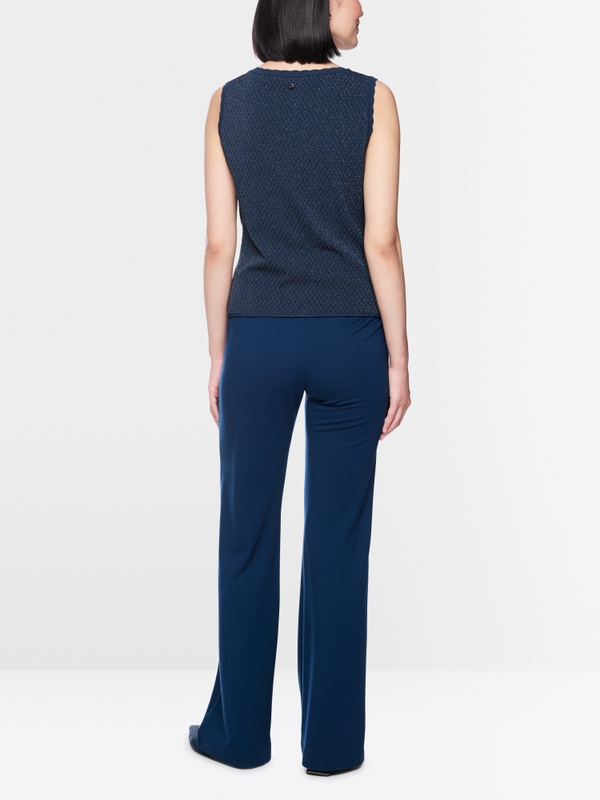 ‘Knitted in Germany’ top with lurex