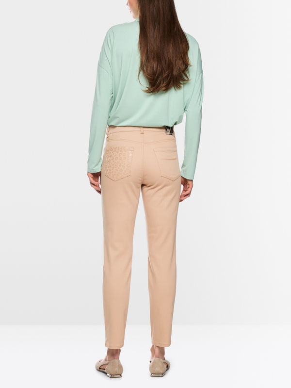 SILEA slim fit cropped-cut trousers