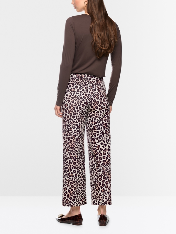 WUKARI wide fit fabric trousers