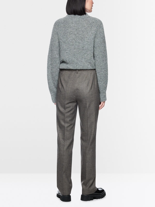 FENDOU feminine fit fabric trousers