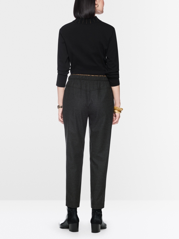 RHODOS relaxed fit pull-on trousers
